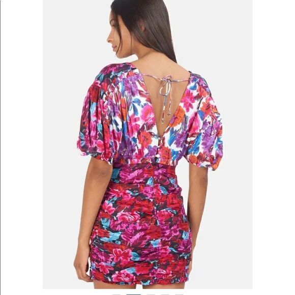 For Love & Lemons Cassandra Mini Dress Size XS - Picture 6 of 9